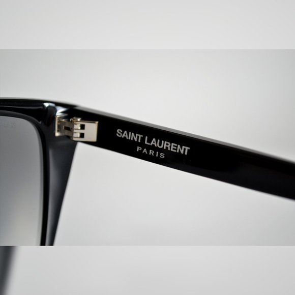 Saint Laurent SL 1/F Black/Solver 002 Sunglasses - Picture 5 of 8
